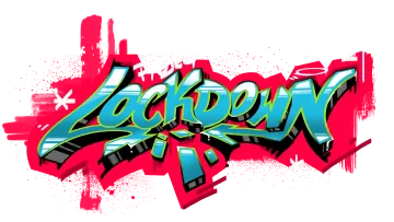Project Lockdown graffiti logo on a dark background